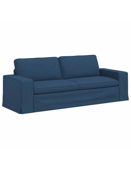 Divano Blu Dimensioni complessive: 222 x 80 x 82 cm (L x P x A)