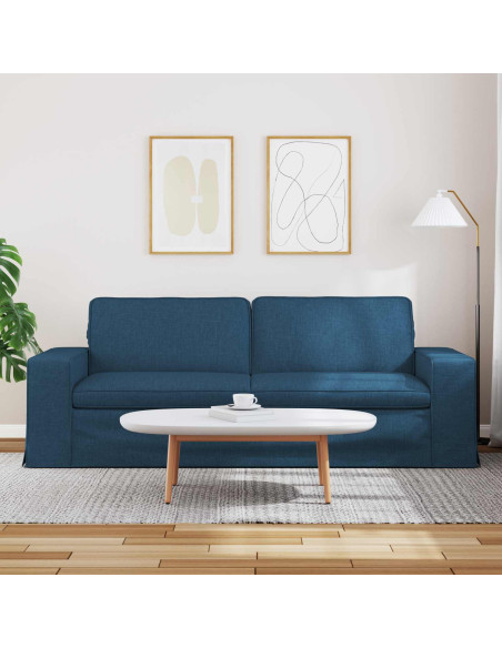 Divano Blu Dimensioni complessive: 222 x 80 x 82 cm (L x P x A)