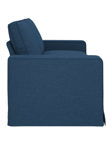 Divano Blu Dimensioni complessive: 222 x 80 x 82 cm (L x P x A)