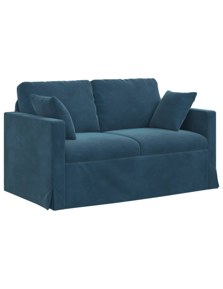 Divano Blu Dimensioni complessive: 138 x 78 x 80 cm (L x P x A)