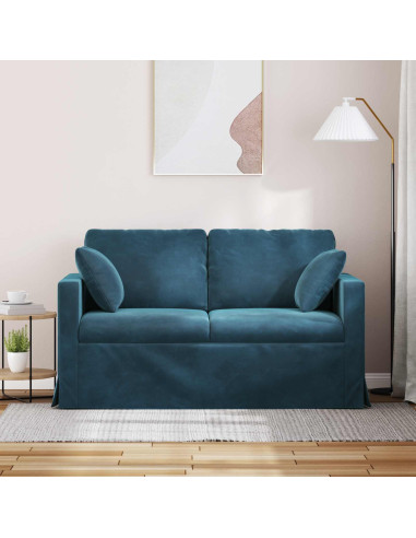 Divano Blu Dimensioni complessive: 138 x 78 x 80 cm (L x P x A)