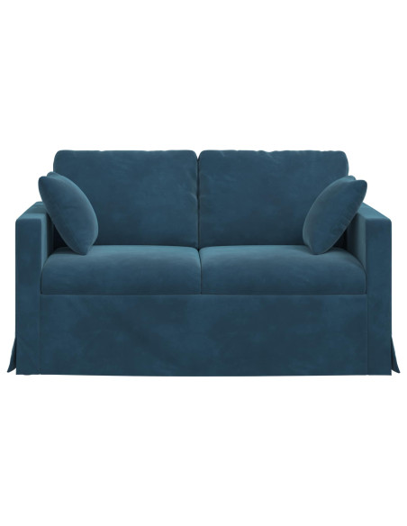 Divano Blu Dimensioni complessive: 138 x 78 x 80 cm (L x P x A)