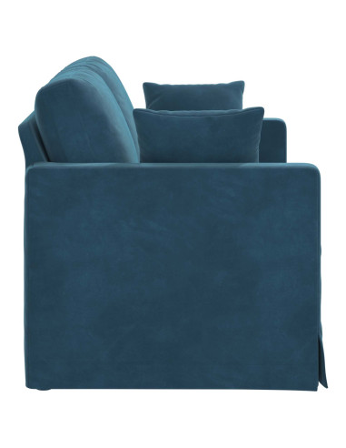 Divano Blu Dimensioni complessive: 138 x 78 x 80 cm (L x P x A)