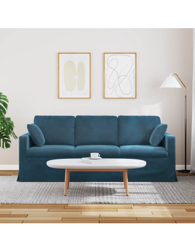 Divano Blu Dimensioni complessive: 198 x 78 x 80 cm (L x P x A)