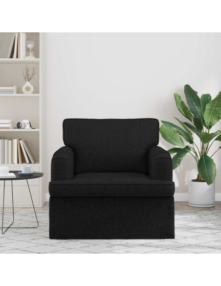 Divano Nero Dimensioni complessive: 84 x 80 x 85 cm (L x P x A)