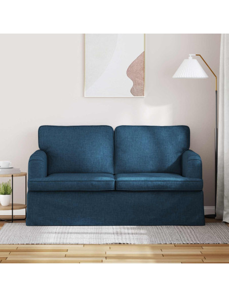 Divano Blu Dimensioni complessive: 144 x 80 x 85 cm (L x P x A)