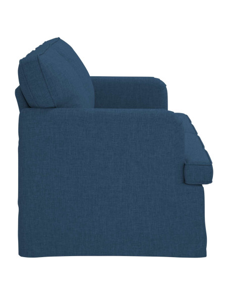 Divano Blu Dimensioni complessive: 162 x 80 x 85 cm (L x P x A)