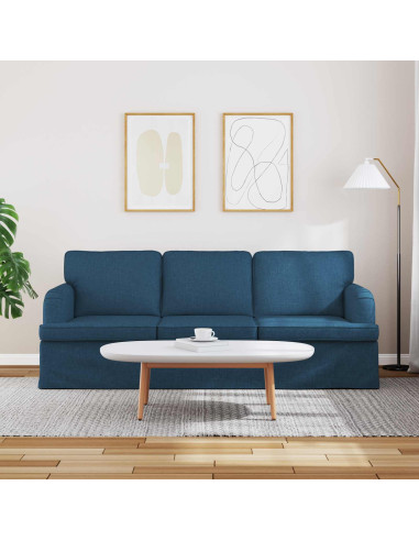 Divano Blu Dimensioni complessive: 201 x 80 x 85 cm (L x P x A)