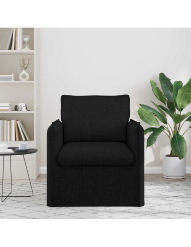 Divano Nero Dimensioni complessive: 75 x 82 x 85 cm (L x P x A)