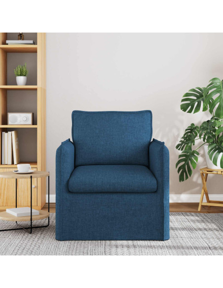 Divano Blu Dimensioni complessive: 75 x 82 x 85 cm (L x P x A)