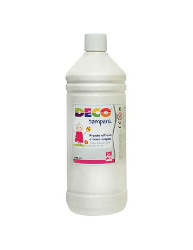 TEMPERA FLACONE 500ML BIANCO