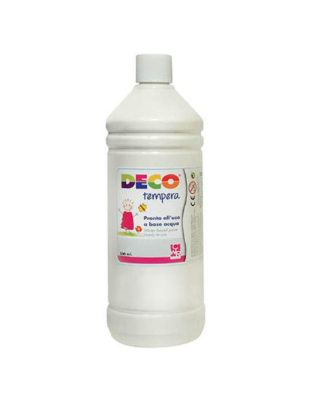 TEMPERA FLACONE 500ML BIANCO