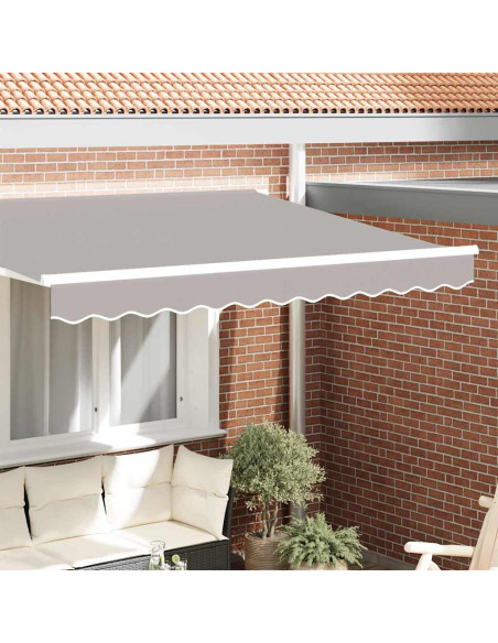 Tenda a Braccio Grigio chiaro 230 x 20 cm Tela