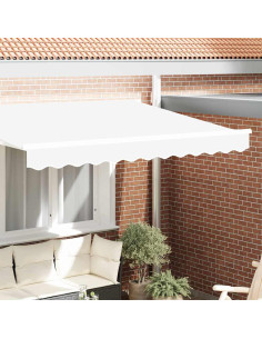 Tenda a Braccio Bianco 580 x 20 cm Tela