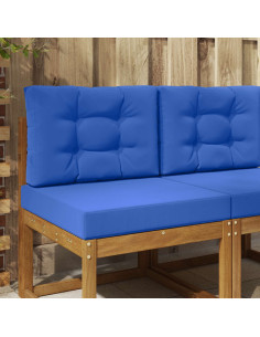 Cuscino per divano da esterno 2 pcs Turchese Poliestere