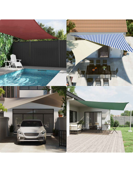 Telo Ombra da Esterno 5 x 6 x 6 m 100% Poliestere Oxford