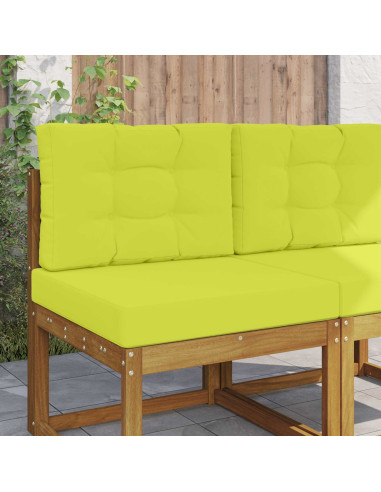 Cuscino per divano da esterno 2 pcs Verde Poliestere