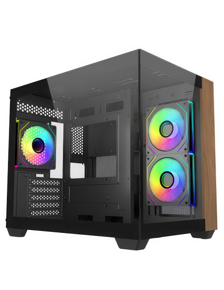 COOLER MASTER CASE ELITE 481 WOOD, NERO
