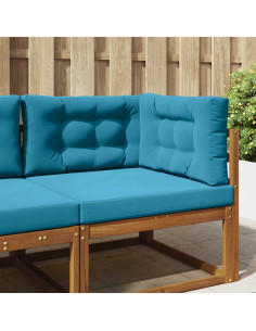 Cuscino per divano da esterno 3 pcs Blu Reale Poliestere