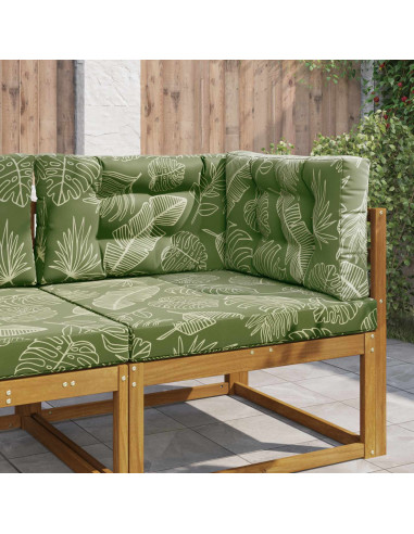 Cuscino per divano da esterno 3 pcs Design a foglia Poliestere