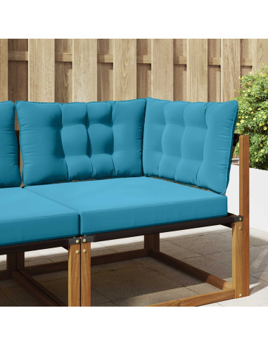 Cuscino per divano da esterno 3 pcs Blu Reale Poliestere