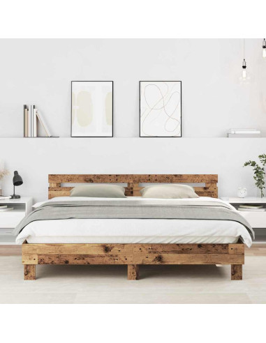 Struttura del letto Legno vecchio 203 x 185 x 70 cm