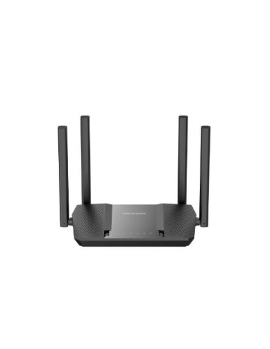 ROUTER HIKVISION AC1200M Dual-band WiFi5 wireless router, 5GHz: 867Mbps + 2.4GHz 300Mbps, 3×100 Mbps LAN ports, 1×100 Mbps WAN