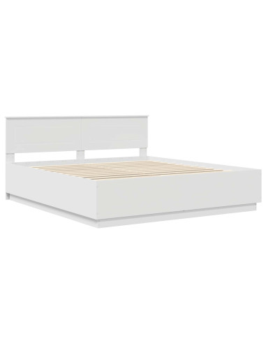 Struttura del letto Bianco 180 x 200 cm Legno multistrato