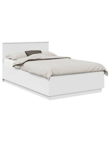 Struttura del letto Bianco 135 x 190 cm Legno multistrato