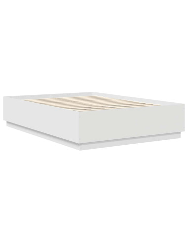 Struttura del letto Bianco 150 x 200 cm Legno multistrato