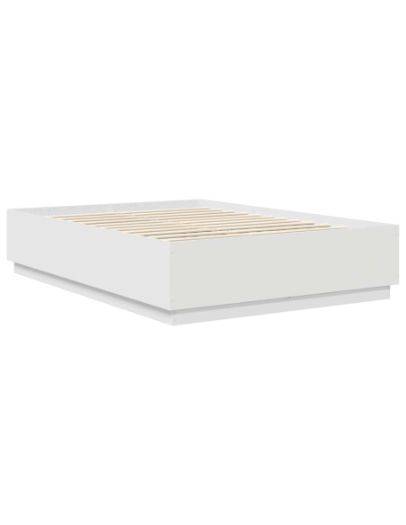 Struttura del letto Bianco 150 x 200 cm Legno multistrato