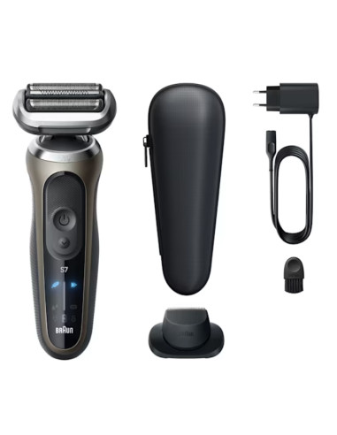 Braun Series 7 72-C1200s Trimmer Nero, Bronzo, Acciaio inox