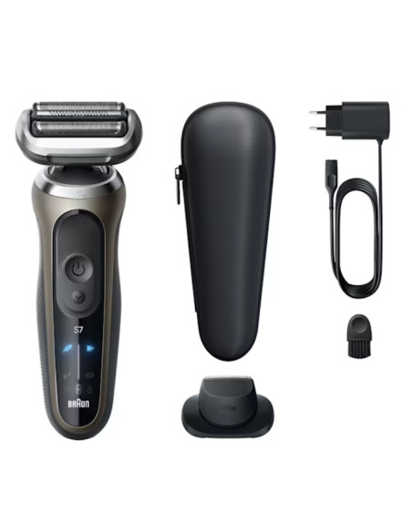 Braun Series 7 72-C1200s Trimmer Nero, Bronzo, Acciaio inox