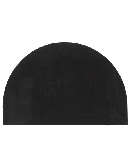 Zerbino Grigio Scuro Mezzo Rotondo 60x90 cm Fibra di Cocco