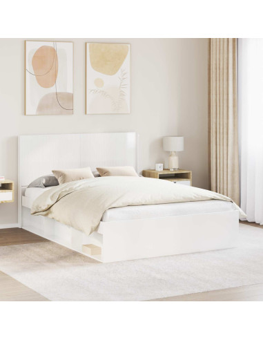 Testiera Bianco Lucido Legno ingegnerizzato