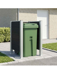 Recinzione Contenitore per Rifiuti Grigio 85 x 85 x 115 cm