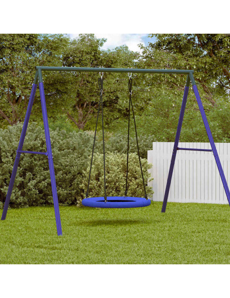 Altalena a nido Blu 100 x 100 x 180 cm Plastica