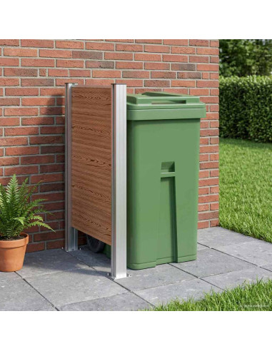 Recinzione Contenitore per Rifiuti Marrone 85 x 12 x 115 cm