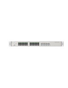 REYEE CLOUD SWITCH MANAGED GIGABIT POE L3, 24XGE POE 4XSFP+, POWER BUDGET 370W, RACK MOUNT
