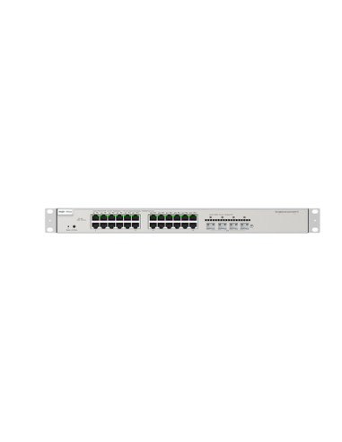 REYEE CLOUD SWITCH MANAGED GIGABIT POE L3, 24XGE POE 4XSFP+, POWER BUDGET 370W, RACK MOUNT