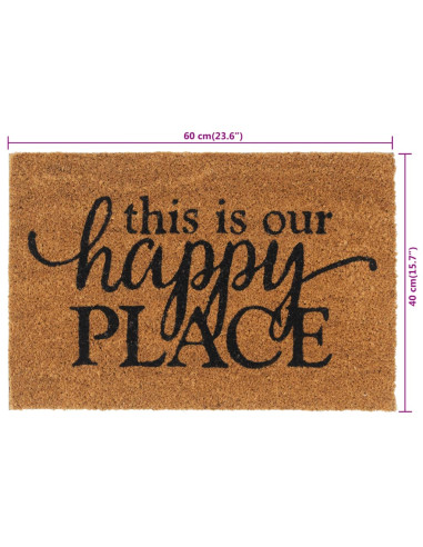 Zerbino Naturale 40x60 cm Fibra di Cocco