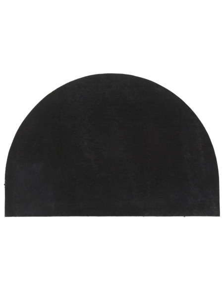 Zerbino Nero Mezzo Rotondo 60x90 cm Fibra di Cocco