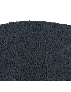 Zerbino Grigio Scuro Mezzo Rotondo 60x90 cm Fibra di Cocco 2