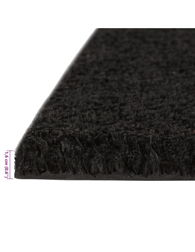 Zerbini 2 pz Neri 40x60 cm in Fibra di Cocco