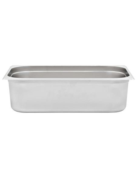 Contenitori Gastronorm 2 pz GN 1/1 150 mm in Acciaio Inox