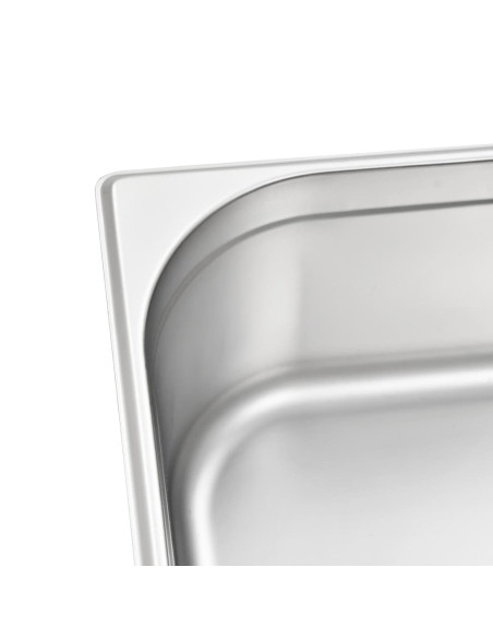 Contenitori Gastronorm 2 pz GN 1/1 150 mm in Acciaio Inox