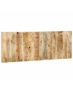 Testiera 140 cm in Legno Massello di Mango Grezzo