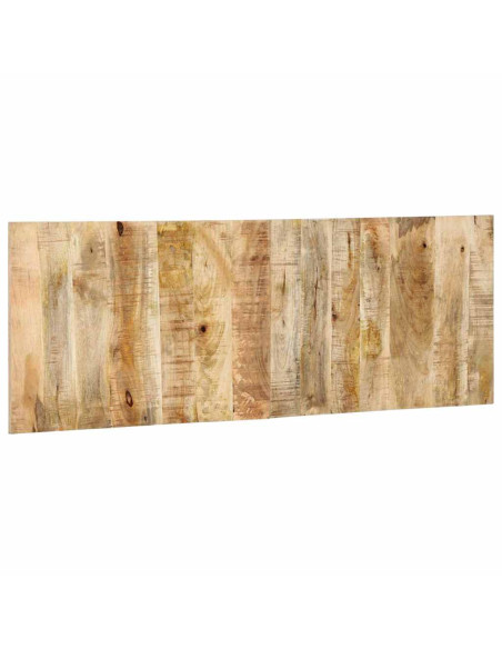 Testiera 140 cm in Legno Massello di Mango Grezzo