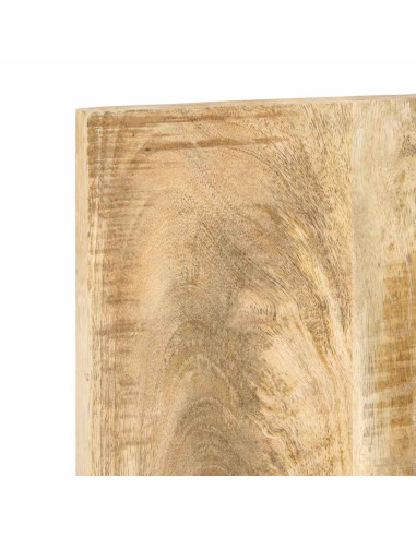 Testiera 140 cm in Legno Massello di Mango Grezzo