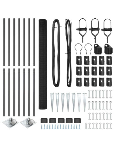 Palo della recinzione Grigio